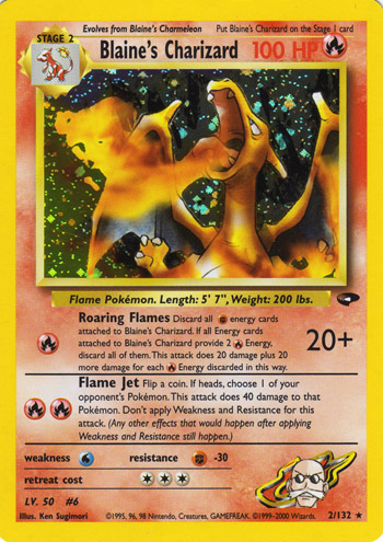 Blaine's Charizard — Gym Challenge