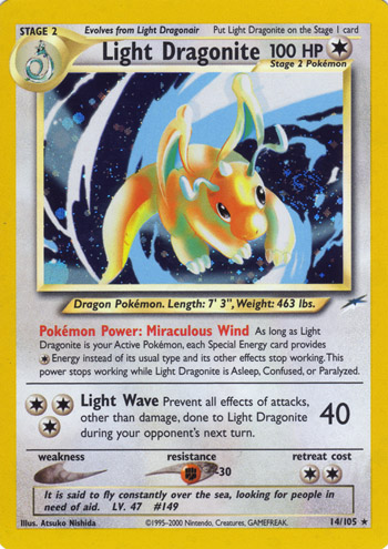 Light Dragonite — Neo Destiny