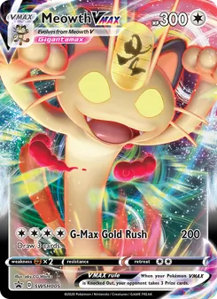 Meowth VMAX — SWSH Black Star Promos