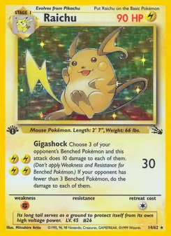 Raichu — Fossil