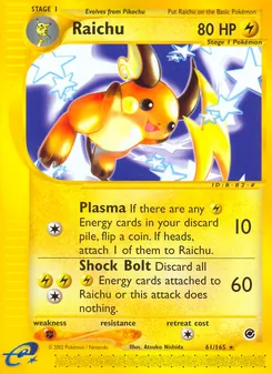Raichu — Expedition Base Set