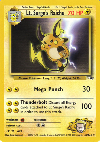 Lt. Surge's Raichu