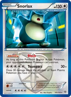 Snorlax — Plasma Storm