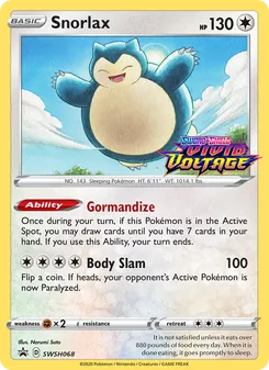 Snorlax — SWSH Black Star Promos