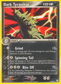 Dark Tyranitar — Team Rocket Returns