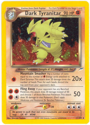 Dark Tyranitar — Neo Destiny