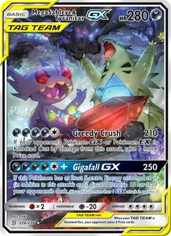 Mega Sableye & Tyranitar GX — Unified Minds