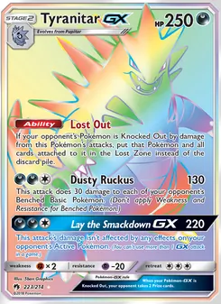 Tyranitar GX — Lost Thunder